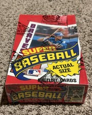 1984 Topps SUPER Baseball Wax Box Unopened BBCE Authenticated Wrapped FASC M54