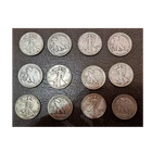 Liberty Walking Half Dollar 90% Silver 1930s 1940s Circulated