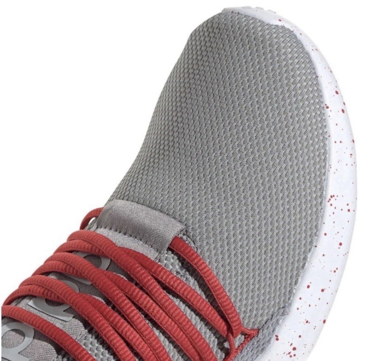 Adidas Lite Racer Adapt 7.0 Running Shoes Gray White Red JR0548 Mens Size 10.5 Adidas Lite Racer Adapt 7.0 Grey Bright Red for sale | eBay main image 4