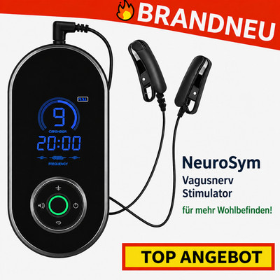 NeuroSym Vagusnerv Stimulator Gerät Entspannungsgerät Schlafhilfe