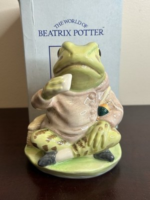 Royal Albert Jeremy Fisher Figur 1993 Beatrix Potter Frosch Bone China OVP