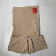 Spanx Women's Beige Sculpt Oncore High Waisted Mid Thigh Shaping Short Size XL