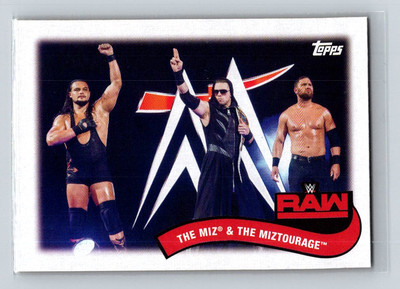 2018 Topps WWE Heritage #TT-6 The Miz / The Miztourage Tag Teams and Stables