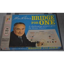1967 Milton Bradley Chas A Goren Bridge for One Solitaire Game 4753 COMPLETE