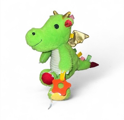 Make Believe Ideas Sensory Green Snuggables DRAGON Stuffed Animal Plush 14''