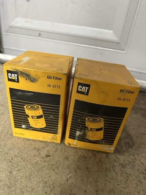 New CAT Caterpillar 1R0713 1R-0713 CAT Engine Oil Filter High Efficiency 2 pack 