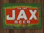 Jax Beer Sign - Vintage Retro Pub Reproduction 12" X 8" Aluminum Metal