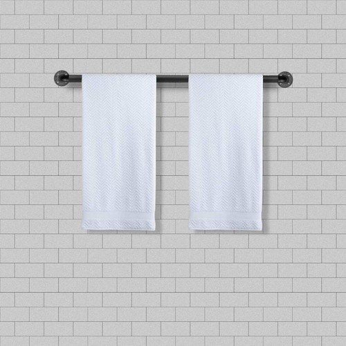 100CM Handlauf Treppengeländer Geländer Wandhandlauf Wasserrohr Handlauf Schwarz - Bild 8 von 11
