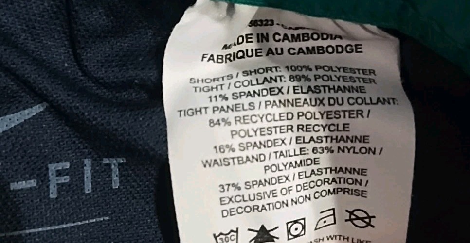 Nike Dri-Fit Running Women’s Small Kelly Green Long Line Athletic Lined Shorts thumbnail 6