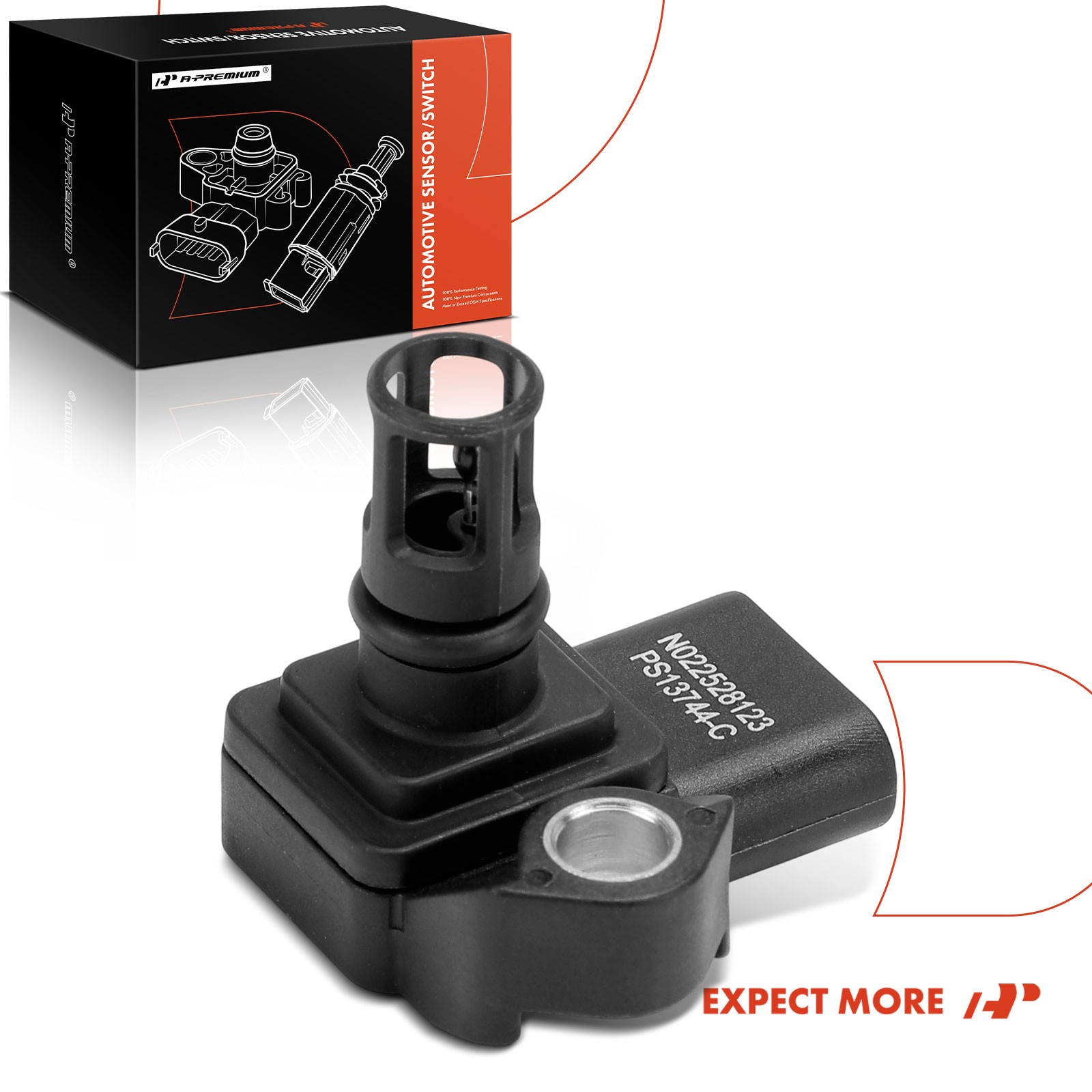 A-Premium Pressure MAP Sensor for Chevy Malibu Buick Cascada Encore Cadillac CT6