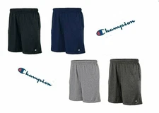 Champion Men's Shorts Pockets Authentic Soft Fleece Gym Workout Warm Jersey