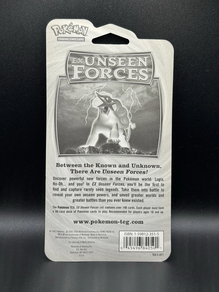 2005 Pokémon EX Unseen Forces Blister Factory Sealed - Изображение 2 из 3