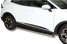 Schwellerrohre oval mit Tritt für KIA Sportage NQ5 ab Bj. 2021- V2A mit TÜV