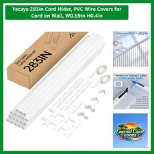 283in Cord Hider - Elegant PVC Wire Covers for Customizable Cable Management