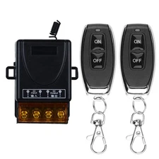 Remote Control Switch DC 12V 30A Relay Wireless Control Switch, 433Mhz Remote...
