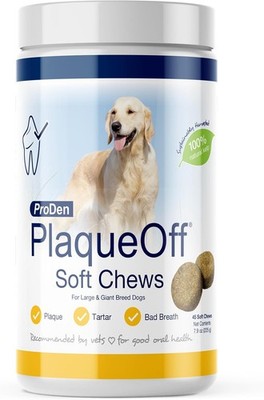 ProDen PlaqueOff Soft Chews with Natural Kelp - for 1 Count (Pack of 45) 