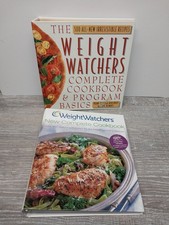 Vintage Weight Watchers Cookbook Binder Original New Versions Lot Excellent