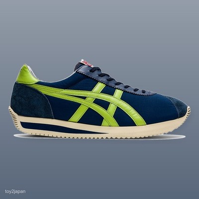 Onitsuka Tiger MOAL 77 NM 1183A916-400 Peacoat Neon Lime Men's Size New