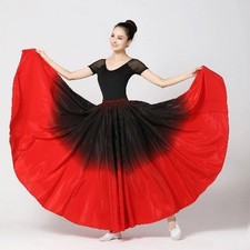 Flamenco Dance Performer Dress for Women StageSkirts 360/540/720 Degree Costumes