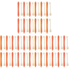  Set of 3 Hair Rollers with Rubber Band Curling Tools Barber Perm Rods