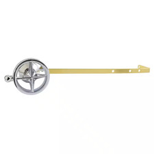 Levante Universal Front or Side Mount Toilet Tank Lever with Knurled Handle in P