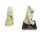  Natural Cauliflower jade Quartz Carved dog Crystal Energy gem decor — photo 3