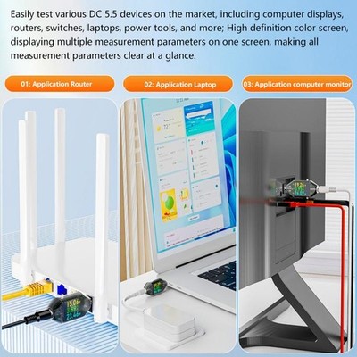 600W DC 4,5-50V Max 12A Hoch präzisionen-Digital spannungen-Strom tester DT550