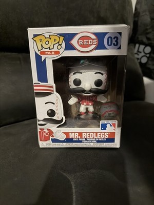 Funko Pop! MLB Mr. Redlegs Cincinnati Reds Mascot #03 Vaulted Vinyl Rare
