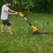Cordless Tiller Cultivator 20V Electric Garden Micro Tilling Machine Portable