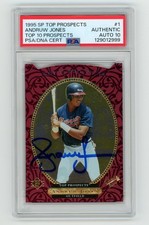 Andruw Jones Signed 1995 SP Top 10 Prospects #1 PSA 10 Auto POP 1 HOF RC Braves