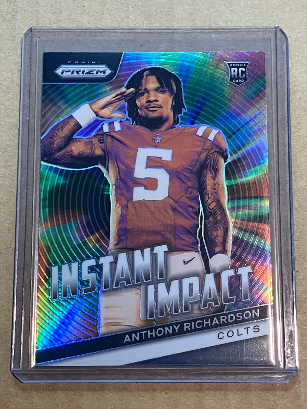 Anthony Richardson 2023 Panini Prizm Instant Impact RC #II-4 SSP Case Hit Colts