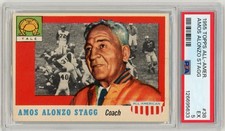 1955 Topps All American #38 AMOS ALONZO STAGG - PSA 5