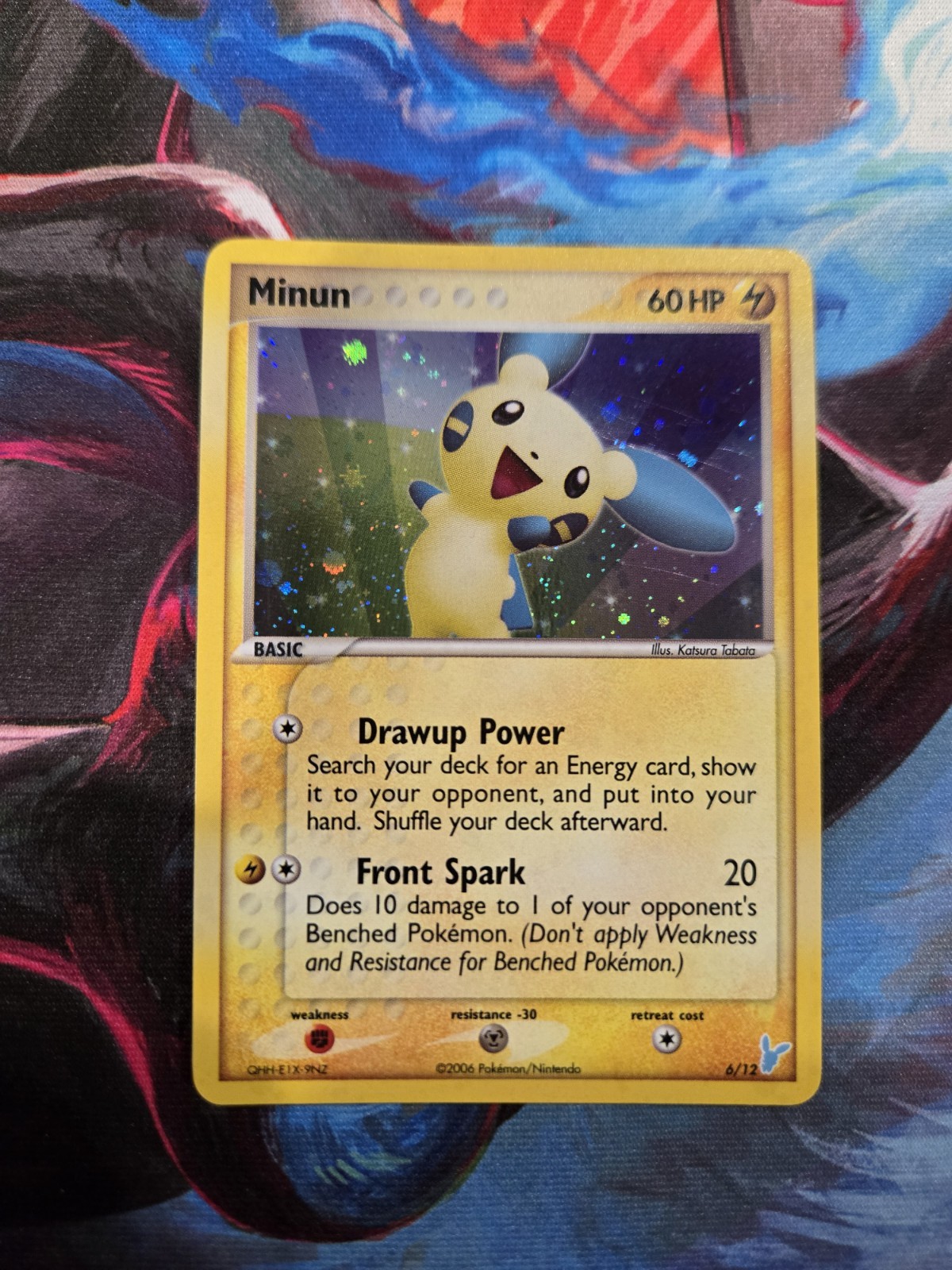 2006 Pokemon EX Trainer Kit 2 Minun #6/12 Pokemon Card MP