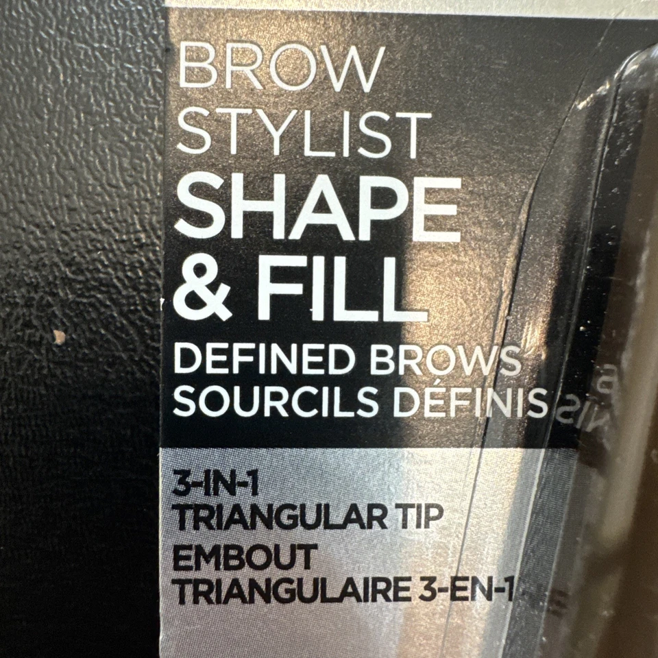 L'Oréal Brow Stylist Shape Fill Eye Brow Makeup Dark Brunette 0.008 oz, Unused - Image 3 of 4