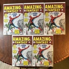 Amazing Fantasy #15 Spider-Man Marvel Comics Reprint Boarded Comic Book Lot 5