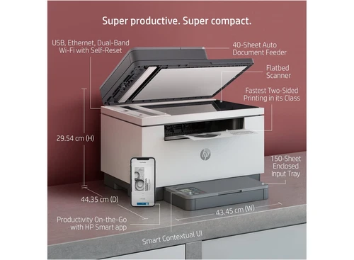 HP LaserJet M234sdw Printer Black & White Multifunction Wireless - Picture 6 of 12