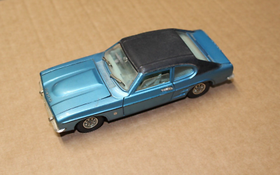 Dinky Toys model Mark 1 Ford Capri GXL Car Large 1:25 Scale blue