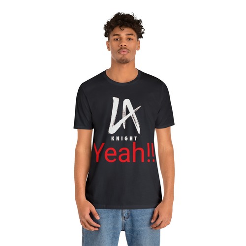 LA Knight YEAH!!! Unisex Jersey Short Sleeve Tee - Picture 17 of 25