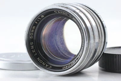 Objectif Standard Canon 50Mm F/1.8 Mf Ltm L39 Monture À Vis Leica Venu Du JAPON - Photo 1/4
