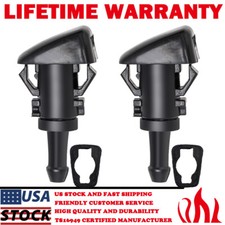 2pcs Windshield Washer Nozzle For Dodge Charger 2006 2007 2008 2009 2010 2011