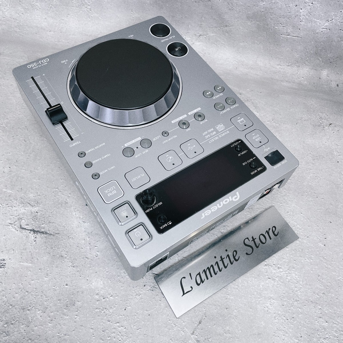 Pioneer CDJ-350-S Limited Silver DJ Player Digital Turntable