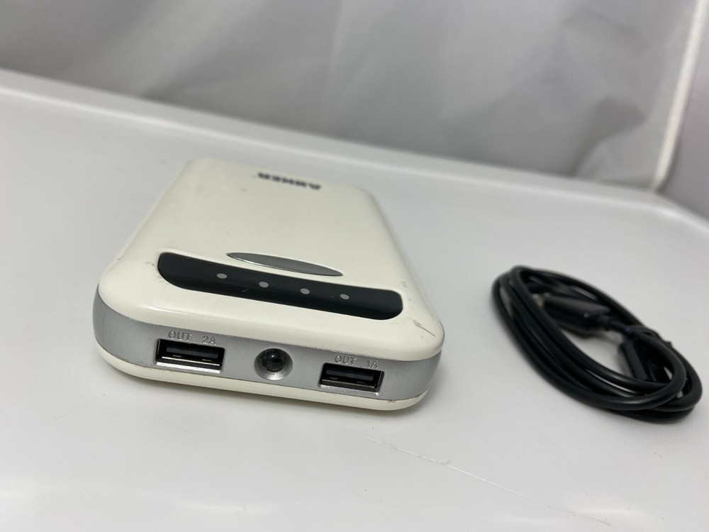 Anker Astro E5 15000mAh White Power Bank with Flashlight Genuine