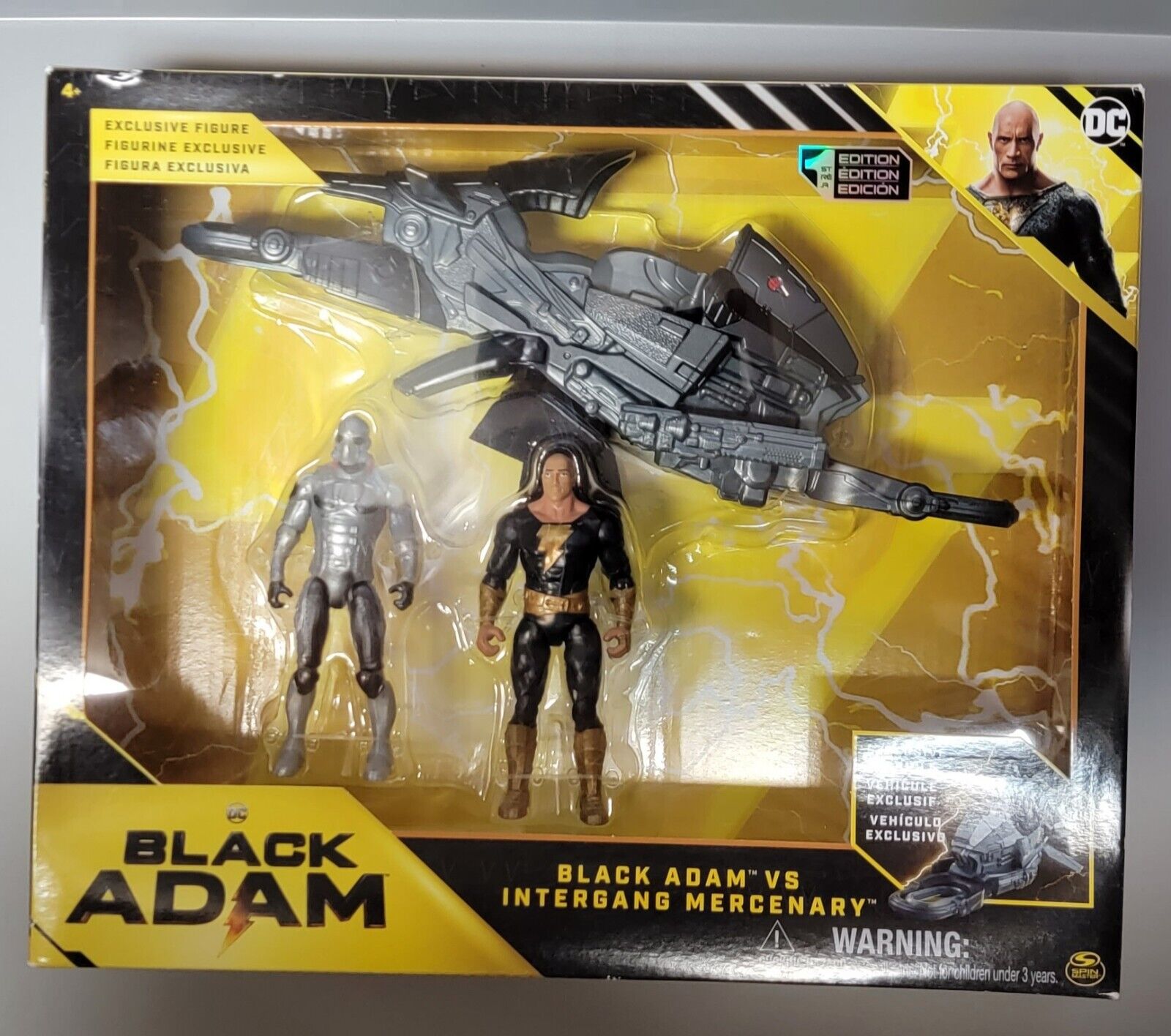 DC Comics, Black Adam Vs Intergang Mercenary Playset (Walmart