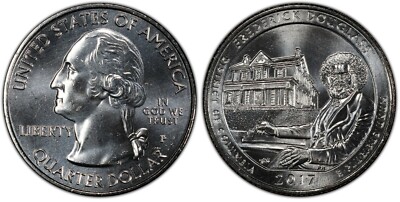 2017-P Frederick Douglass DC NP ATB 25C Unc Quarter Philadelphia mint NPP39