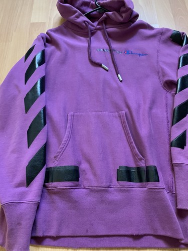 Off White x Champion Hoodie Mens Medium 