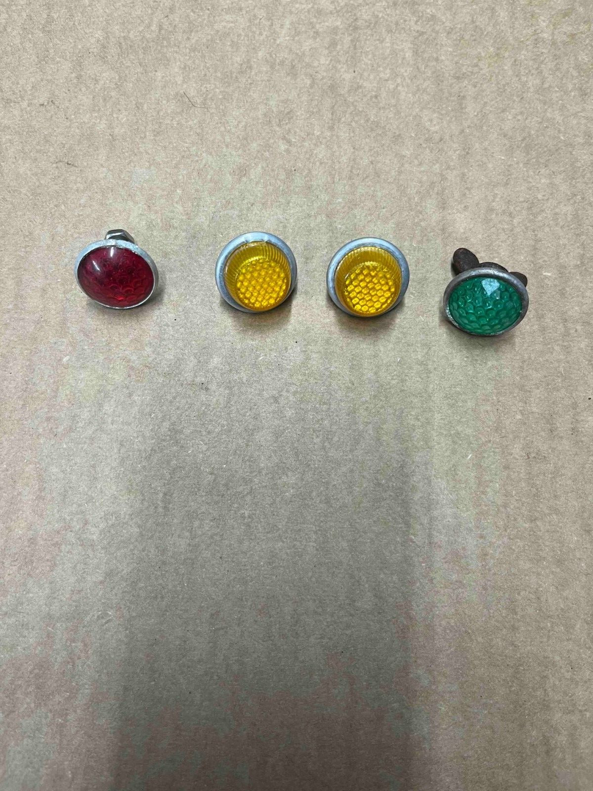 Lot of Vintage Classic Antique Bicycle Reflector Gulco & Schwinn Monark Shelby &