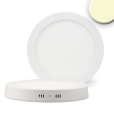 LED Deckenleuchte, IP20, rund, Ø 30cm, 24W 3000K 1850lm, dimmbar, Weiß