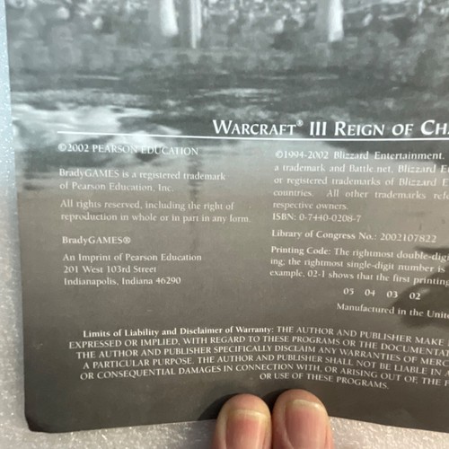 Warcraft Reign Of Chaos Official Strategy Guide 2002 Softback BookGnu GnuReads - Picture 13 of 19