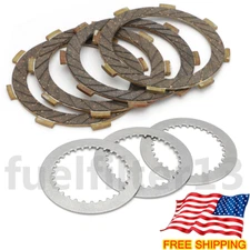 Clutch Friction Steel Plates Set for Kawasaki Ke100 1976-2001 / Kh100 1976-1977