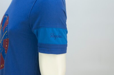 T-Shirt Rapha Team Sky Homme XS Bleu Marine – Maillot Cyclisme Leger En Coton (Occasion)